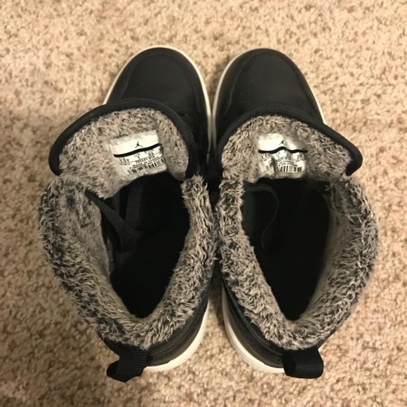 Kid's JORDAN 1 retro high shoes black - Picture 3 of 8